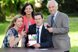 Kerry captain, Eoin Brosnan at the Annual Conference of the ICO, supporting the launch of a new awareness campaign to highlight the impact of lifestyle on our eye health. 
