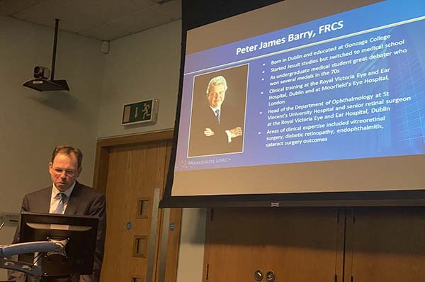 Prof Rudy Nuijts: Peter Barry Memorial Lecture 2019
